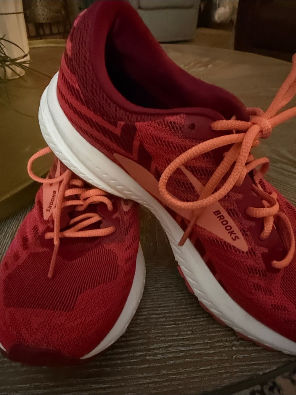 Brooks Women’s Athletic Shoes in Coral and Pink - Picture 2 of 6
